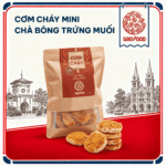Cơm cháy mini chà bông trứng muối