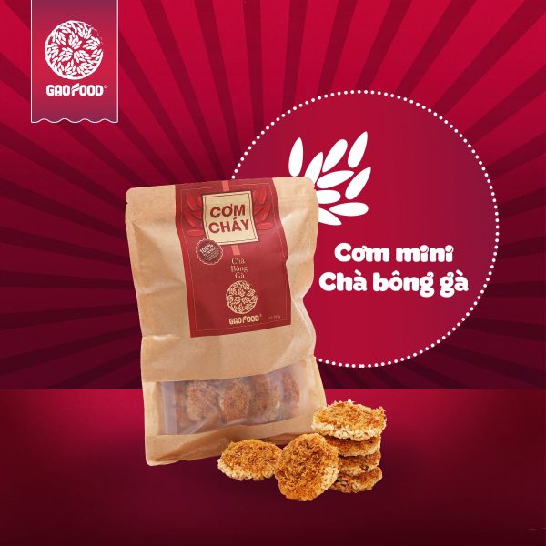 Cơm cháy mini chà bông gà