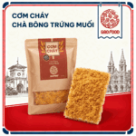 Cơm cháy chà bông trứng muối