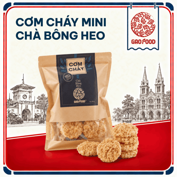 Cơm cháy mini chà bông heo